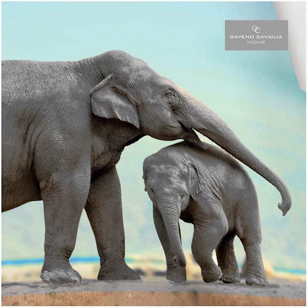Cover, 3d Sängkläder påslakan, Cover med örngott, Bull Dog, Dubbel 3d Elephant Single