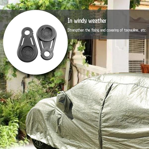 Utomhustält presenning Fästspänne Spårlöst och lättanvänt Tältfäste för campingtält Markiser Husvagnar qd best Curtain Buckle 10pcs