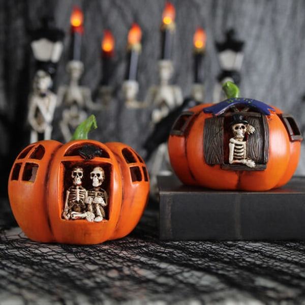 Halloween utomhus ljusslinga, Halloween Jack-o-lantern Resin