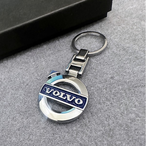 Volvo-avaimenperä, avaimenperä, logo-tarvike, harmaa, yksi koko