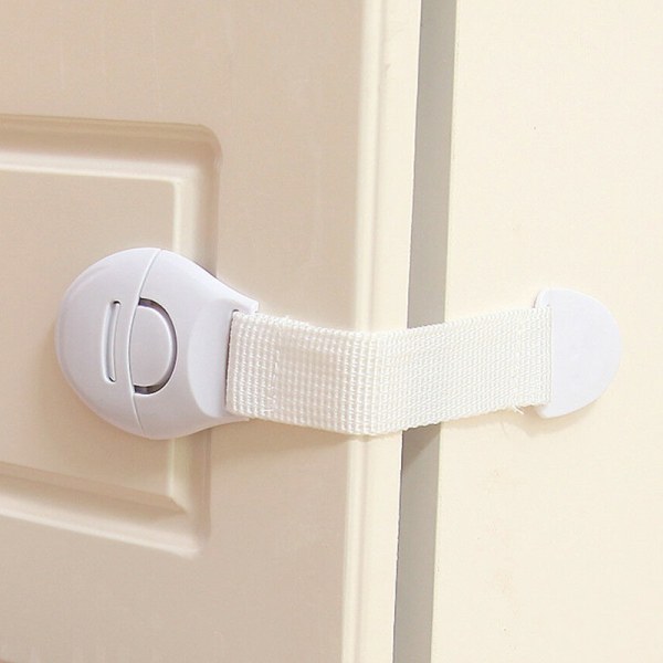 10 stk Toddler baby sikkerhedslås låseklemme til børnesikret køleskabslås 10PCS