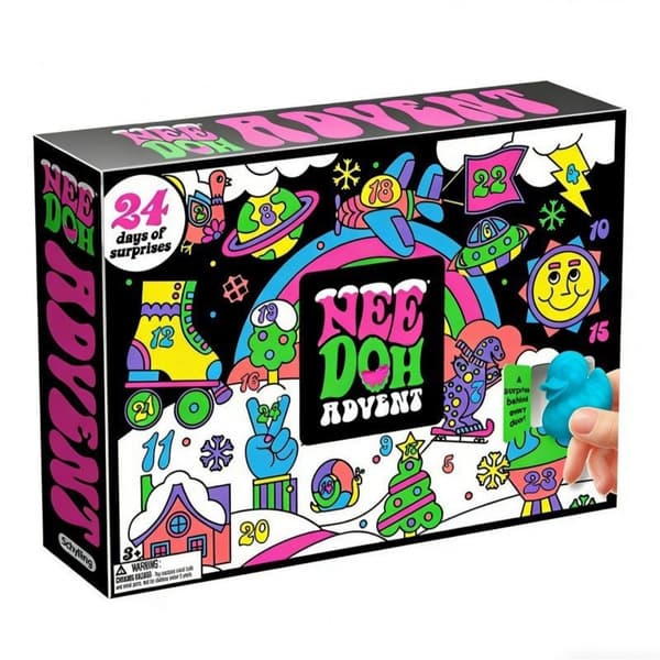 2026 Nye jule- og halloweendesigns Nedtællingskalender Blind Box Legetøj Børns Kreative Clip-on Kalender 24-dages Overraskelsesprogram-FA-