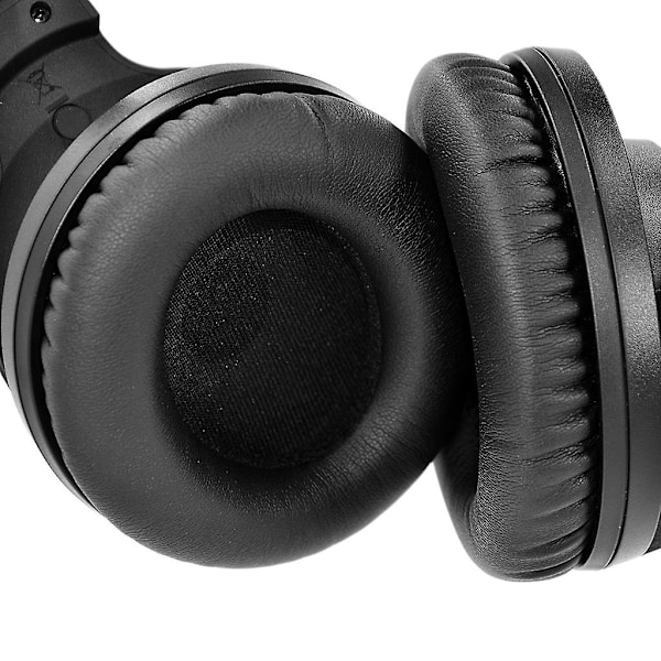 Ersättningsøreputer for Krk Kns6400 Kns8400 6400 8400 Hodetelefoner Protein Skin Black