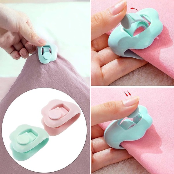 12 st Duvet Cover Clips Duvet Cover Holder Clips - Halkskyddslakan Clip Duvet Gripper - för Duvet, Gardin, Duvet - Förhindrar att Duvet rör sig