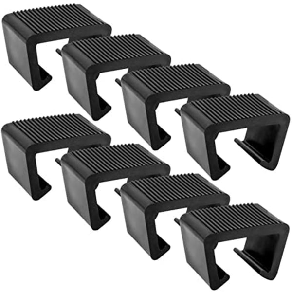 Rottingmøbelklemme Multifunksjonell flettet sofakobling Festelement Slitsterk rottingtrekk utendørs Card Slot 5.25cm pack of 8