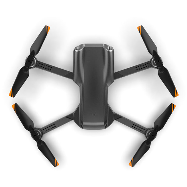 Foldbar GPS UAV Optisk flow Blinkende lys Antenne foldbar Fjernbetjening Flyvemaskine WiFi FPV Tresidet forhindring Undgå Sort Enkelt objektiv