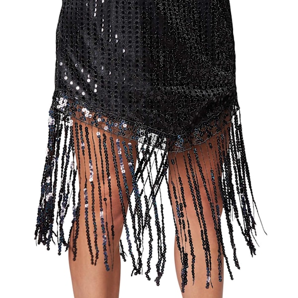 tectake Kostume Jazz-sangerinde Sort Black M