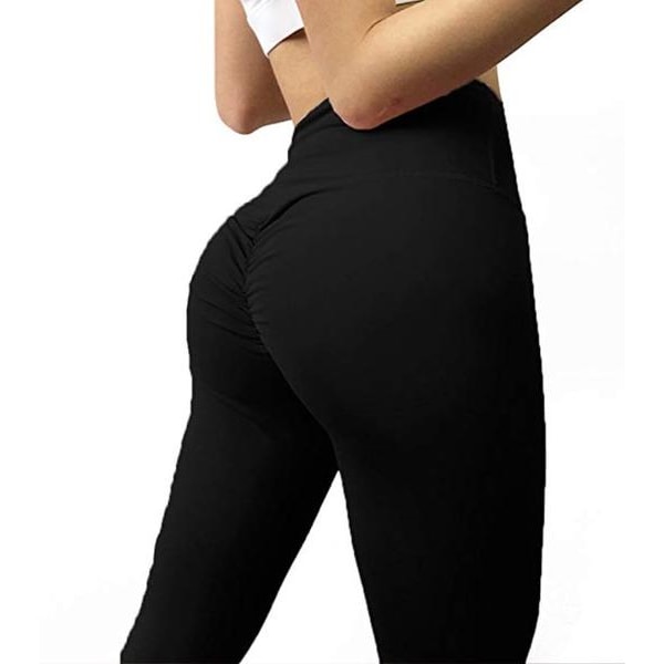 Svarta Leggings med Scrunch Butt black XL