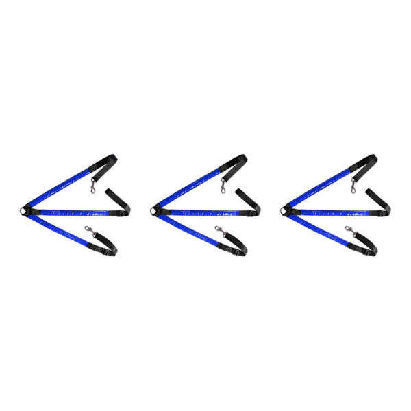 1/2/3/5 justerbar LED-hestebrystkrave meget synlig Blue-FA3- Blue 3PCS