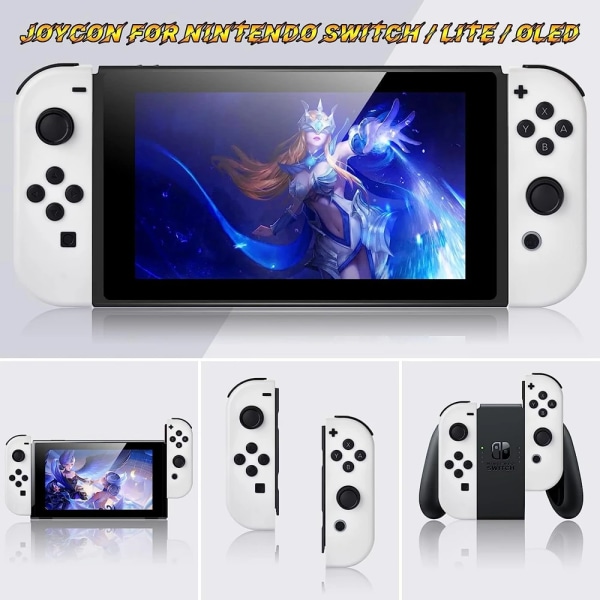 Joy-Con (L/R) -parit langaton ohjain Nintendo Switchille / OLED / Lite White