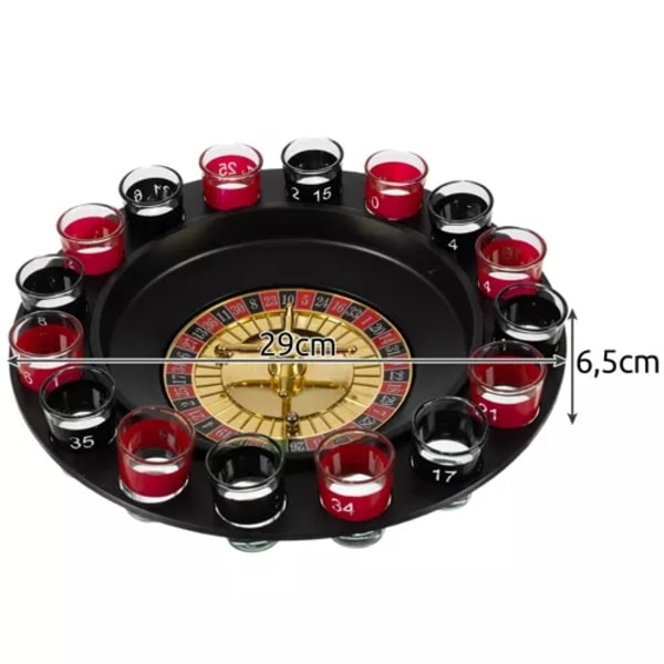 Roulette-juhlapeli / Juomapeli Aikuisten - Drinkki-roulette 1030