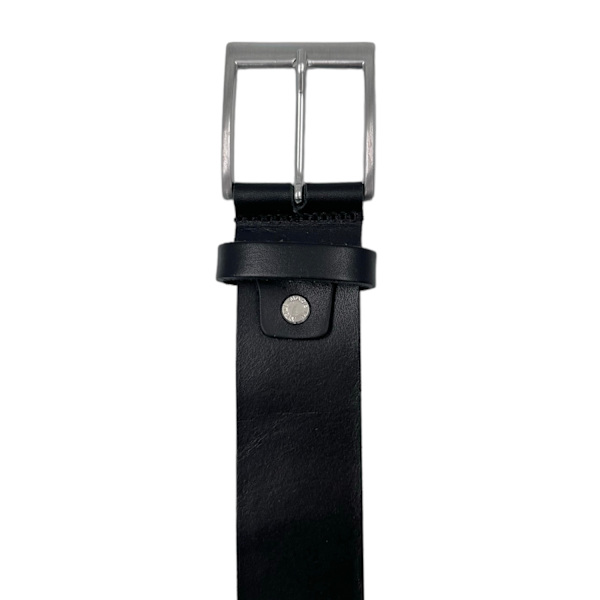 Miesten nahkavyö Musta 130cm Black