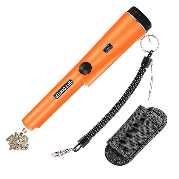 Handhållen metalldetektor 360 sidodetektering med LED-pinpoint metalldetektorscanner