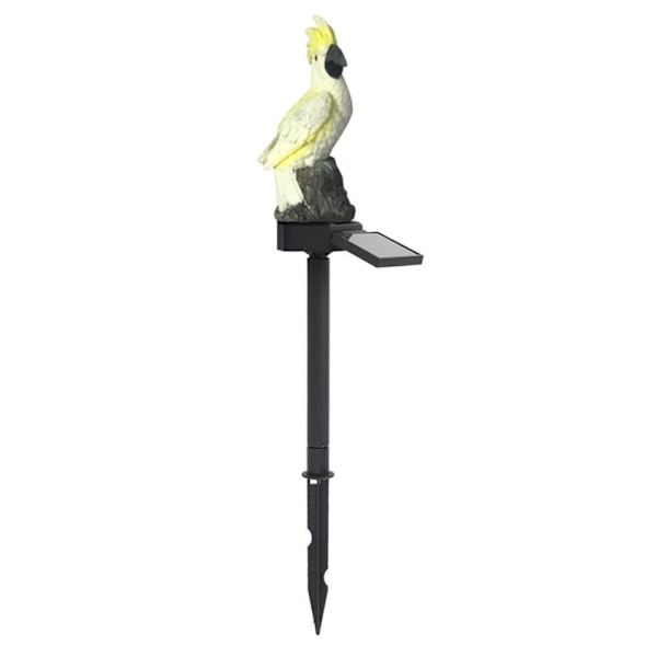 Solcellsdriven LED-lampa Parrot Gräsmatta Ljus GUL