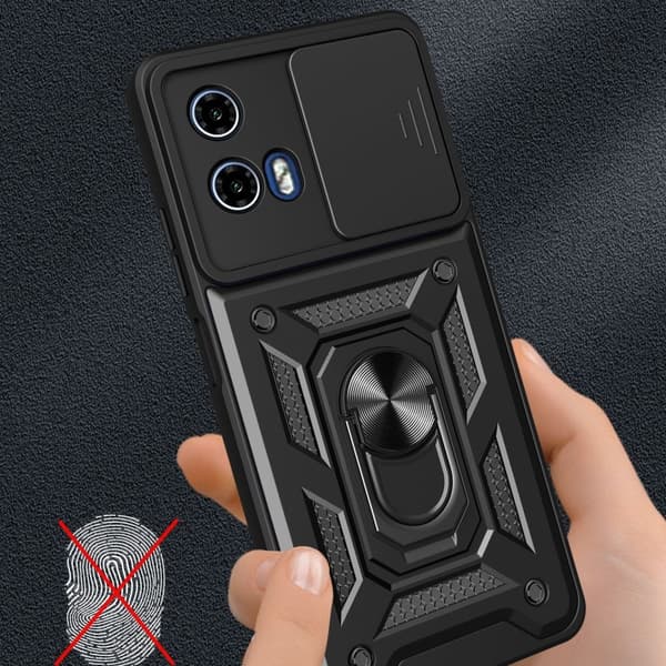 Tech-Protect CamShield Pro Sort til Motorola Moto G85 5G-FA-