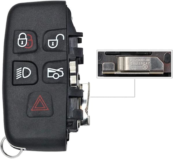 Fjernnøkkelhus med 5 knapper for Land Rover Range-XM4-