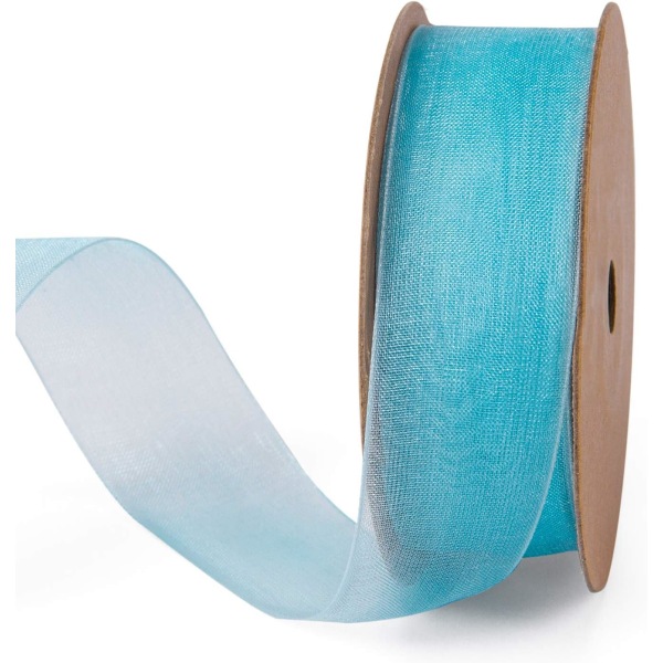 1 Inch Sheer Organza Ribbon-25 Yards for Gift Wrapping, Bouquet