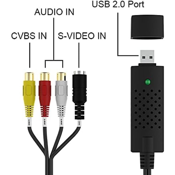 RCA USB 2.0 Audio/Video-konverter digitaliserer og redigerer video fra enhver kilde