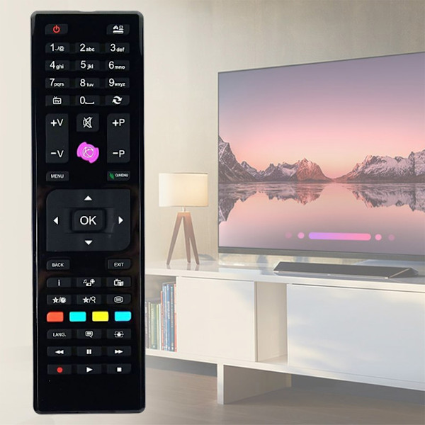 RC4875 Fjärrkontroll Ersatt för TECHWOOD/Finlux Shar TV HDTV Ersättningsfjärrkontroll RC-4875 Reservdel