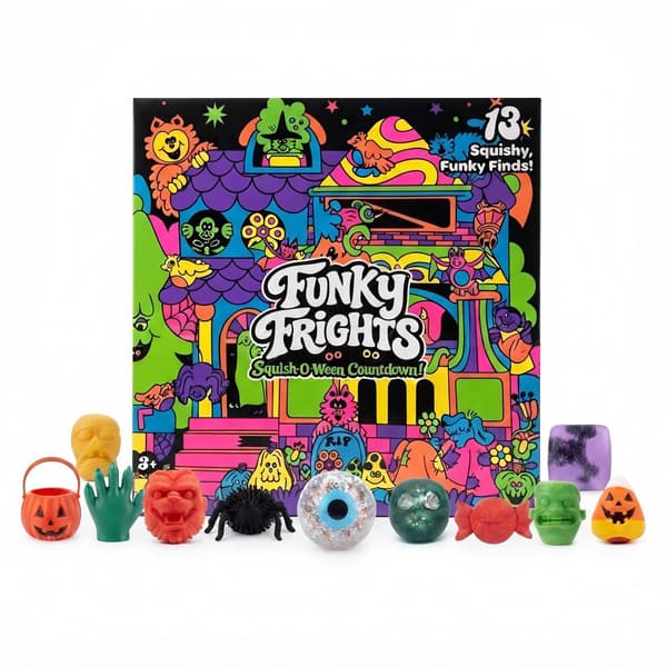 Halloween Stress Relief Nedtællingskalender 24-dages, Slow Rebound Klemmelegetøj Blind Box til Voksne-FA-
