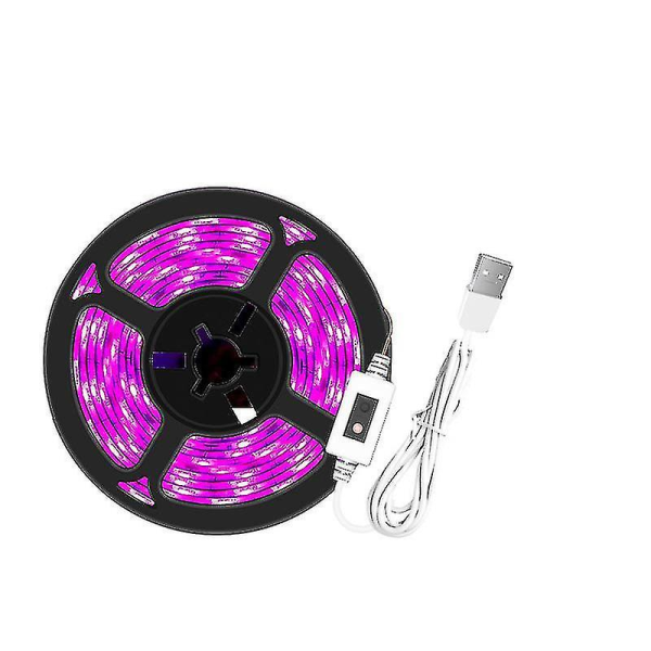 LED Vattentät Växtlampa Full Spectrum Lampa för Växter Veg Inomhus