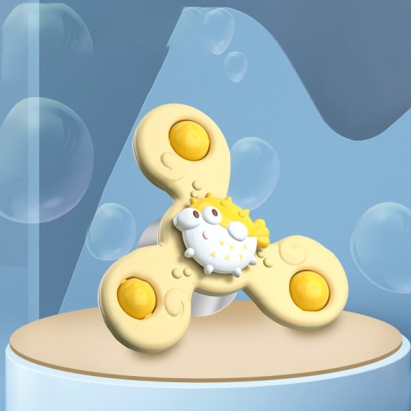 IC 3 stk. Baby Sutte Kop Snurretop Legetøj Fidget Spinner Badelegetøj