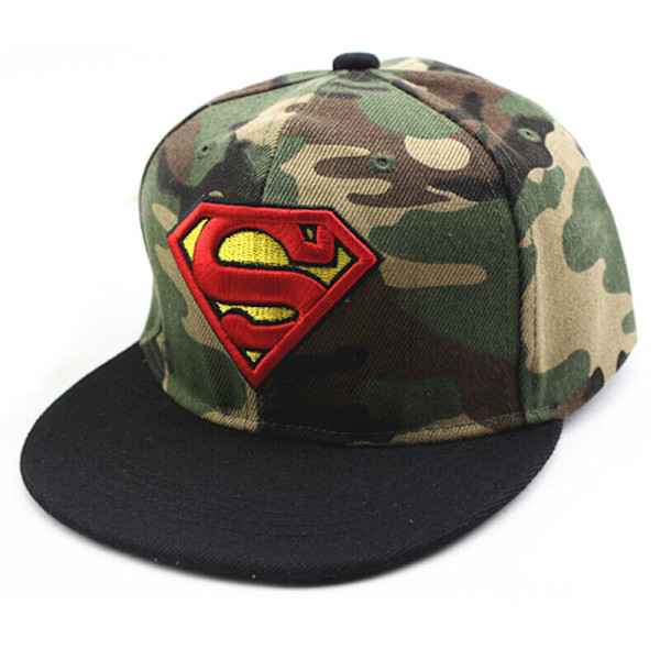 Pienten lasten Camouflage-lippis Pojat Tytöt Hip Hop Superman