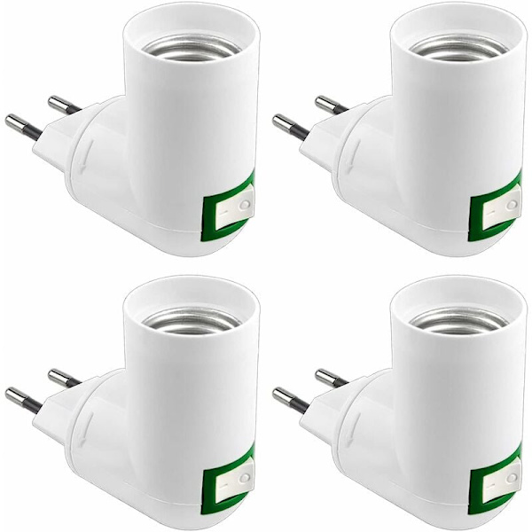 E27-kanta langattomalla kytkimellä, LED-lampunpidike, AC 230V, E27-sovitin keittiölamppuun, Mini-seinävalaisin, E27-kohdevalo-FA6-