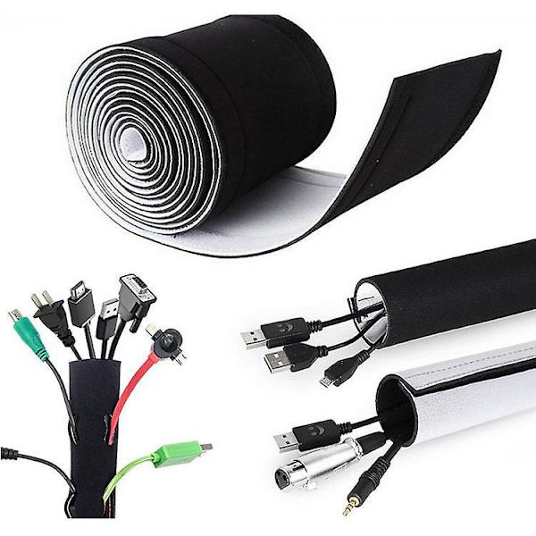 Sort Neopren Trollingmotor-ærme - 100cm x 13cm (1 pakke)