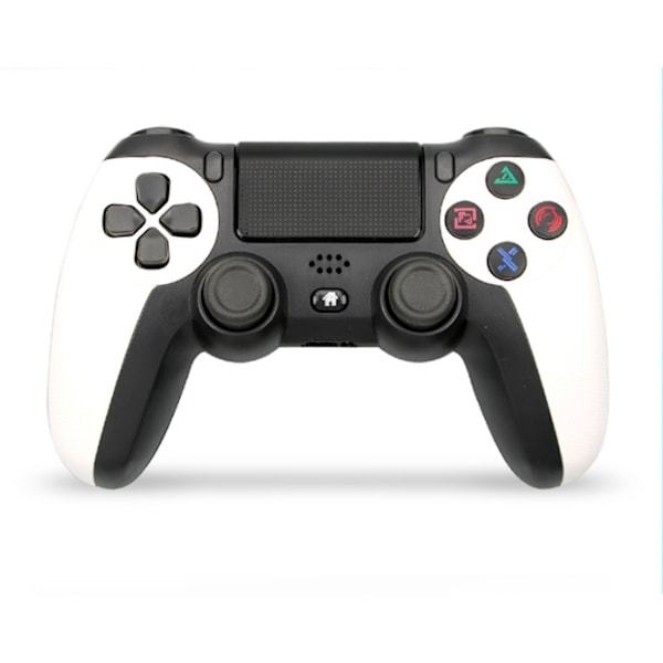 Trådløs PS4-spillkontroll Bluetooth 2.1 Gamepad PS4 PC Dataspillkonsoll White