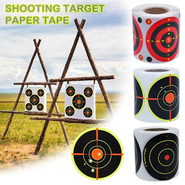 200 stk/rull Skyteblink Selvklebende Skyteblink Splatter R-FA-