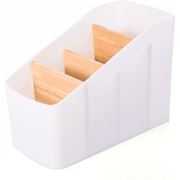 Wooden Desk Storage Box, Versatile Office Supplies Organizer