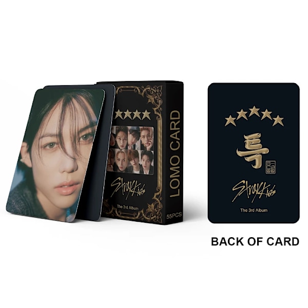 55 stk. Kpop Stray Kids Five Stars Nyt Album Lomo-kort 5 Stars Photocards Straykids Fotokort Sæt Fans Gaver-FA3- 5 stars