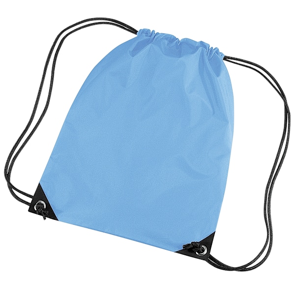 Bagbase Premium Gymsac Vedenkestävä Laukku (11 Litraa) (2-pakk) Taivaansininen One Size Sky Blue