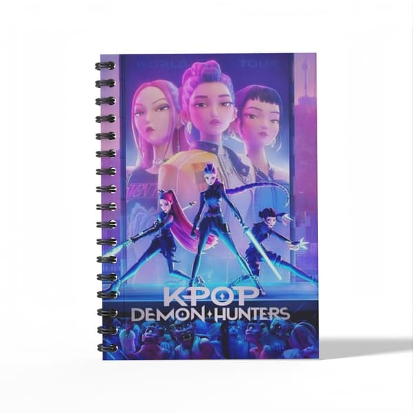 K-pop Demon Hunter pigers periferi studerende A6 spiralnotesbog stil 6-FA-