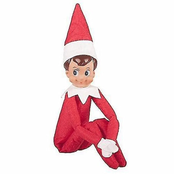 Leikkikalu Tonttu Hyllyllä Poika Tyttö Hahmo Elf Pehmolelu