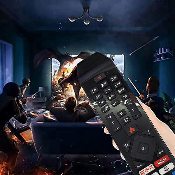 RC43140 Remote Control Compatible with JVC Vesstel Hitachi TV Remote Control-FA-