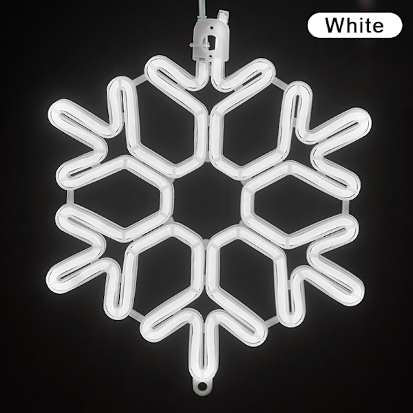 40CM Suuri Lumivyöryketju Valo Ulkona Lumivyöry Led Riippuva Valkoinen White one size