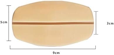 3 par silikon-BH-stroppputer, sklisikre skulderputer 9x5cm-FA-