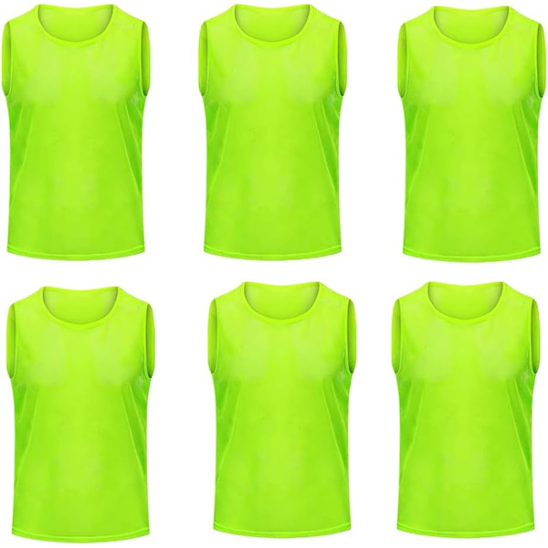 Jalkapalloharjoitusliivi, lasten ja aikuisten jalkapalloharjoitusvarusteet liivit joukkueharjoituksiin green6 green6 XL