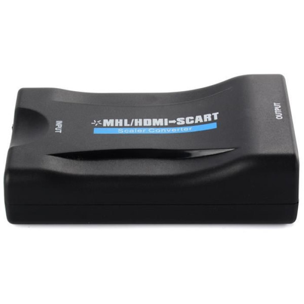 HDMI-inngang til scart-utgang Konverteradapter AV-omformer W - PAL - NTSC-bryter for telefon-TV med støtte strøm...