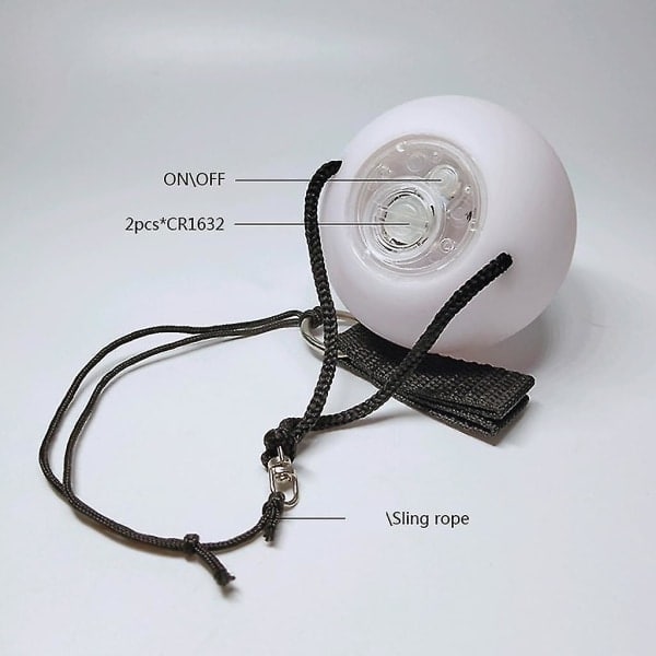 Noctilucent Poi LED Flerfarget Lys Poi Med Firetoys Bag