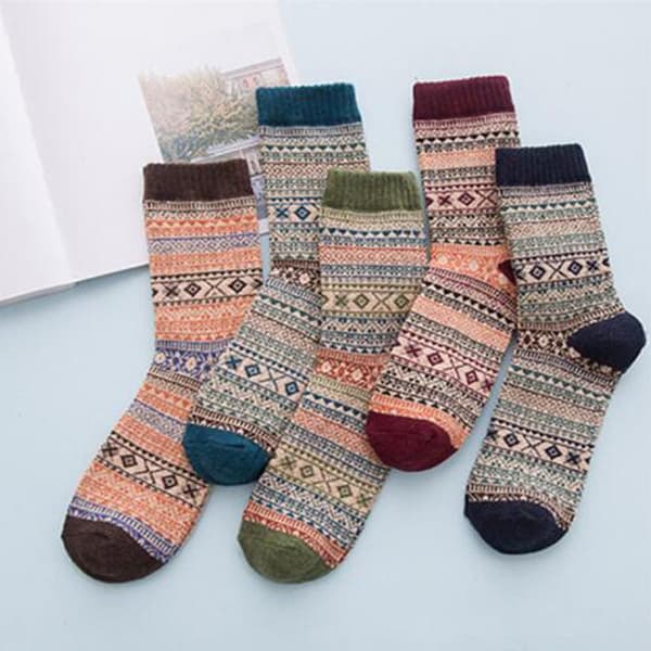 Tykke, rike ullsokker Hike Chunky Sock termiske strømper-FA12-