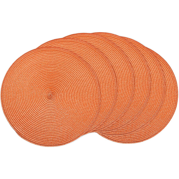 Round Braided Placemats 15 Inch Round Table Mats For Dining