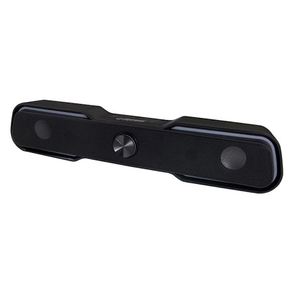 USB-ljudfält / högtalare med RGB LED-belysning EGS101 black 800