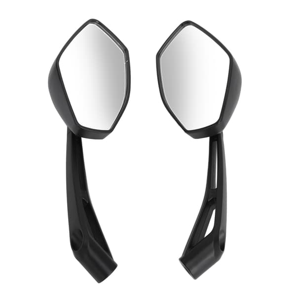 2 pcs Motorcycle Rearview Mirror Clear Vision Wide Angle Shockproof Handlebar Side Rearview Mirror Universal for Scooter-FA- 1.2