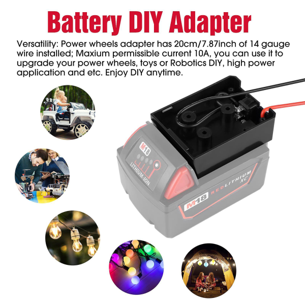 Batteriadapterkontakt för Makita 14,4-60v Li-ion-batteri med