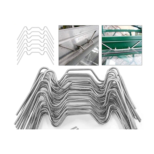 INF 25-pakks Glasskiveklemmer for Drivhus S
