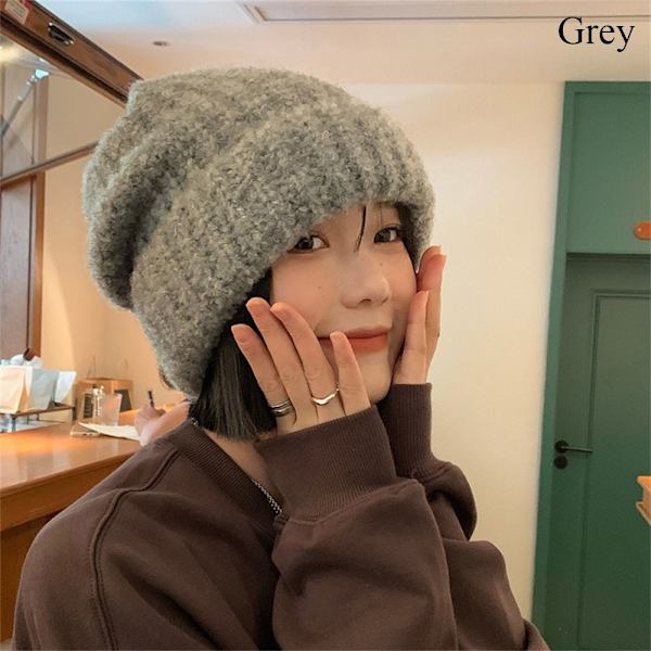 Strikket hue Huer GRÅ grey