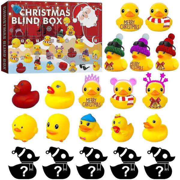 Den nya Gummi Anka Advent 2023År, Advent 2023År Barn, Advent Anka Bad Till 11(24 ducks)